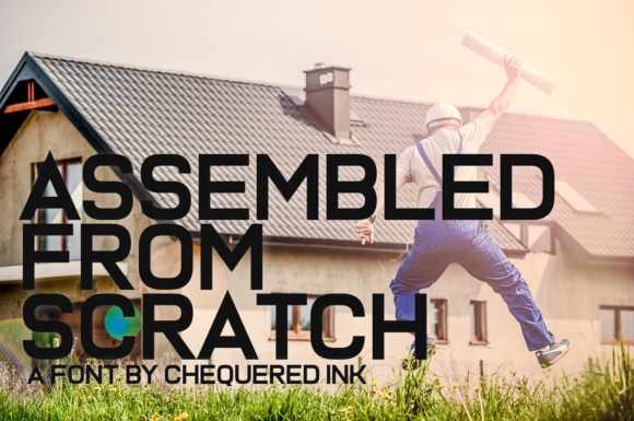 Assembled from Scratch: A Display Font for Editorial Elegance
