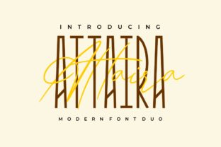 Attaira Duo Font: A Display Typeface for Modern Web Design