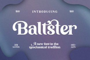 Baltster Font Review for Marketing Campaigns