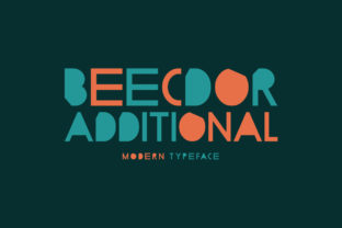 Beecdor Additional Font for Creative Craft Projects