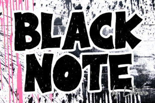 Black Note Font for Memorable Branding and Design
