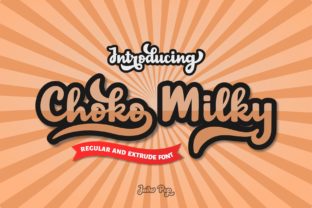 Choko Milky: A Bold Display Font for Memorable Branding and Campaigns