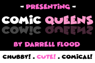 Comic Queens Font for Display and Branding