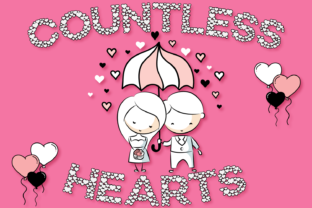 Countless Hearts Font: A Display Typeface for Creative Campaigns
