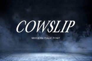 Cowslip Font: A Display Typeface for Editorial Elegance