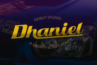 Dhaniel Font: A Dynamic Display Type for Bold Designs