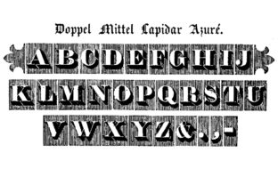 Doppel Mittel Lapidar Azure: A Display Font for Memorable Campaigns
