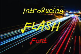 Flash Font: A Bold Display Type for Eye-Catching Designs