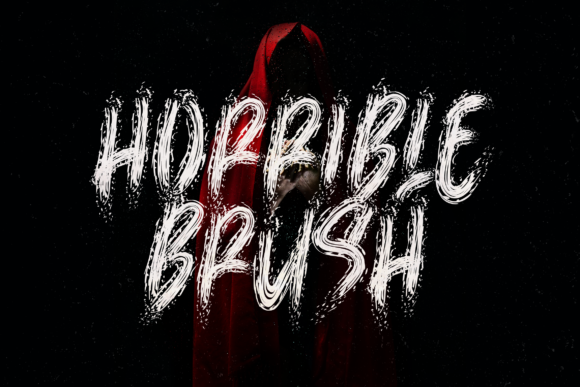 Horrible Brush Font for Spooky Branding and Halloween Marketing