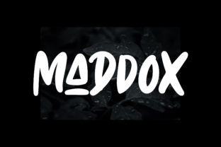 Maddox Display Font for Editorial Design