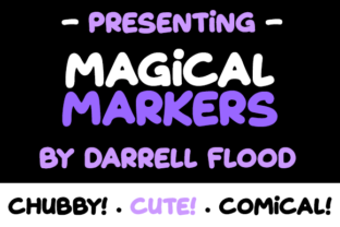 Magical Markers Font: A Playful Typeface for Editorial Design