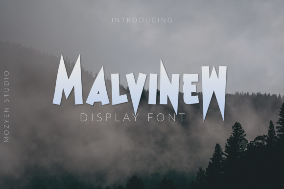 Malvinew Font Review for Horror and Thriller Branding Projects