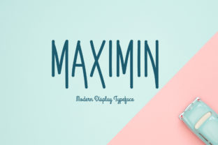 Maximin Font: A Modern Display Typeface for Creative Makers
