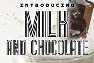Milk and Chocolate Font: A Display Typeface for Memorable Branding