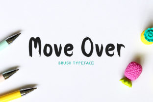 Move Over Font: A Display Typeface for Creative Projects