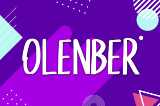 Olenber Font for Handmade Creations and Display Designs