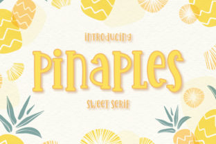 Pinaples Font: A Playful Display Typeface for Creative Campaigns
