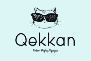 Qekkan Font: A Modern Typeface for Editorial Design