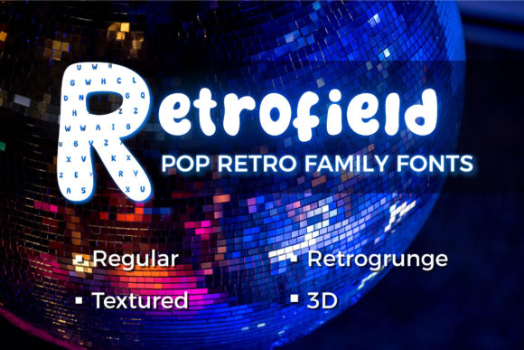 Retrofield Font for Editorial Design and Creative Projects