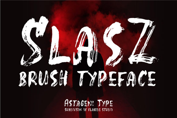 Slasz Brush Font: A Watercolor Touch for Creative Branding