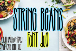 String Beans Font for Creative Makers and Shop Owners