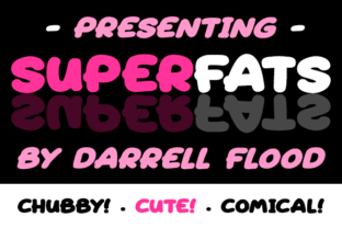 Superfats Font: A Playful Typeface for Creative Makers