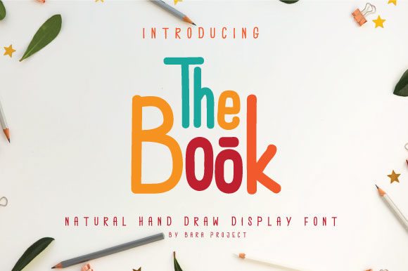 The Book Font: A Playful Display Typeface for Memorable Branding