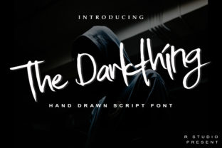 The Darkthing: A Hand-Drawn Font for Editorial Elegance