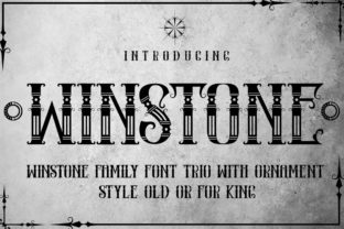 Winstone Font: A Display Typeface for Unique Digital Design