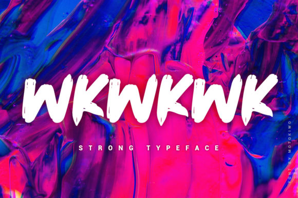 Wkwkwk Font: A Bold Display Typeface for Memorable Branding